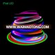 Neon led flexible strip DC24V outdoor rgb digital neon led tube rainbow light